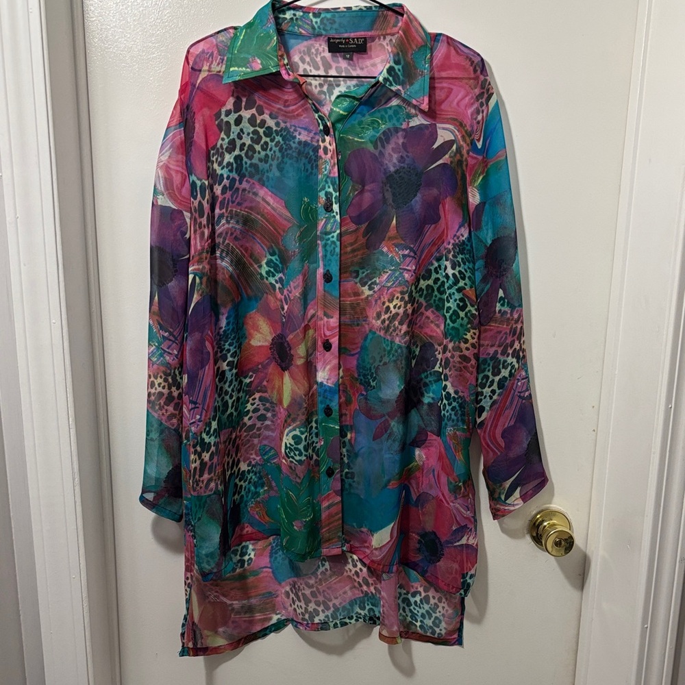 Designs by S.A.D. Colorful Blouse